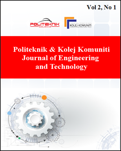 					View Vol. 2 No. 1 (2017): Politeknik & Kolej Komuniti Journal of Engineering and Technology
				